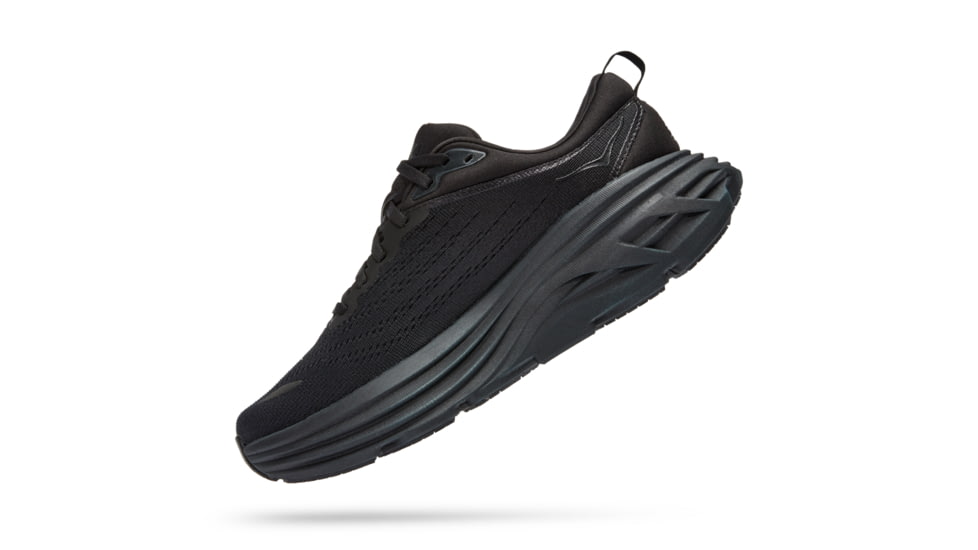 Hoka Bondi 8 Wide Road Running - Womens, Black / Black, 05.5D, 1127954-BBLC-05.5D