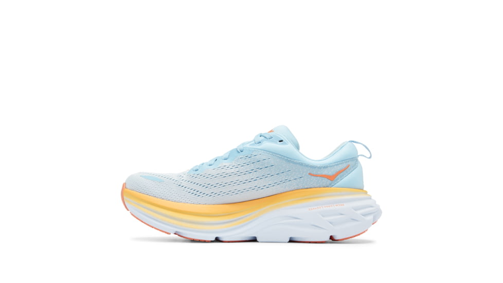 Hoka Bondi 8 Wide Road Running - Womens, Summer Song / Country Air, 08D, 1127954-SSCA-08D