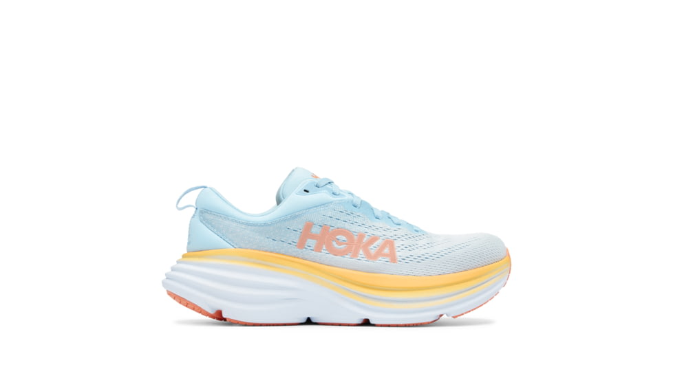 Hoka Bondi 8 Wide Road Running - Womens, Summer Song / Country Air, 08D, 1127954-SSCA-08D