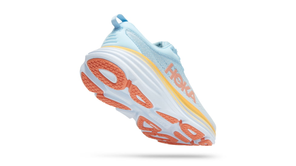 Hoka Bondi 8 Wide Road Running - Womens, Summer Song / Country Air, 08D, 1127954-SSCA-08D