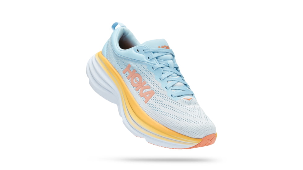 Hoka Bondi 8 Wide Road Running - Womens, Summer Song / Country Air, 08D, 1127954-SSCA-08D