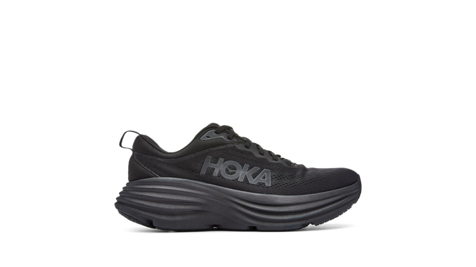 Hoka Bondi 8 Wide Running Shoes - Mens, Black / Black, 07EE, 1127953-BBLC-07EE