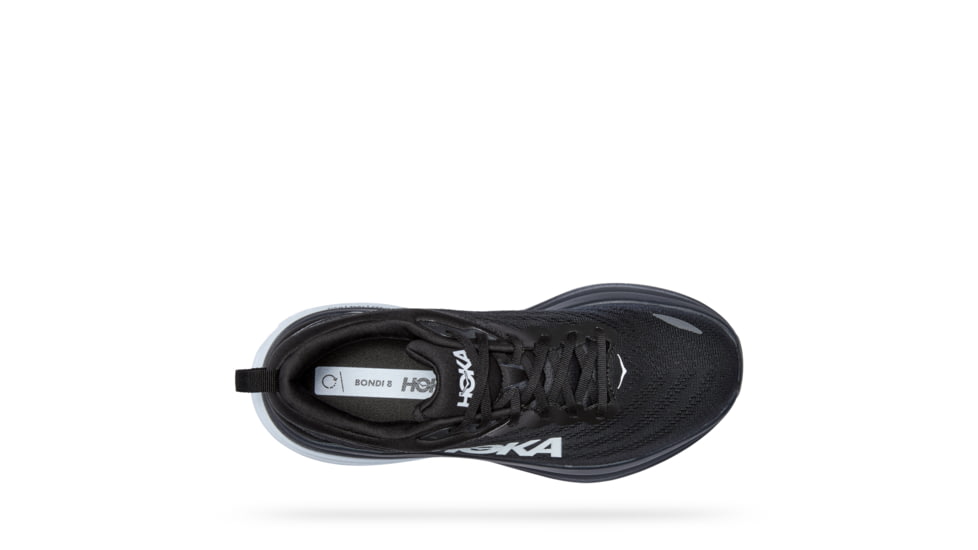 Hoka Bondi 8 Wide Running Shoes - Mens, Black / White, 14EE, 1127953-BWHT-14EE