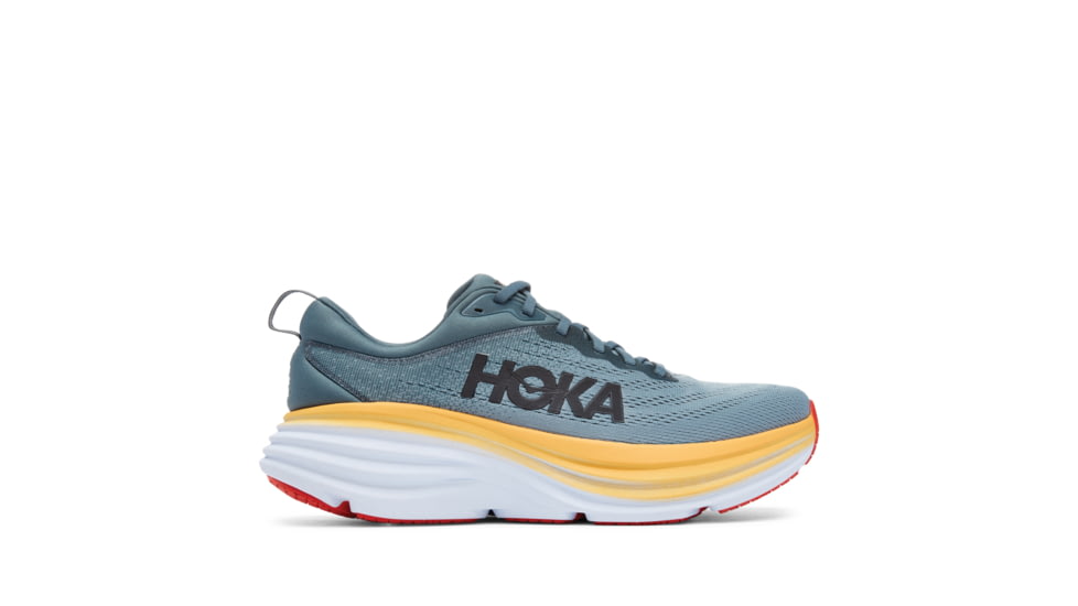 Hoka Bondi 8 Wide Running Shoes - Mens, Goblin Blue / Mountain Spring, 13EE, 1127953-GBMS-13EE