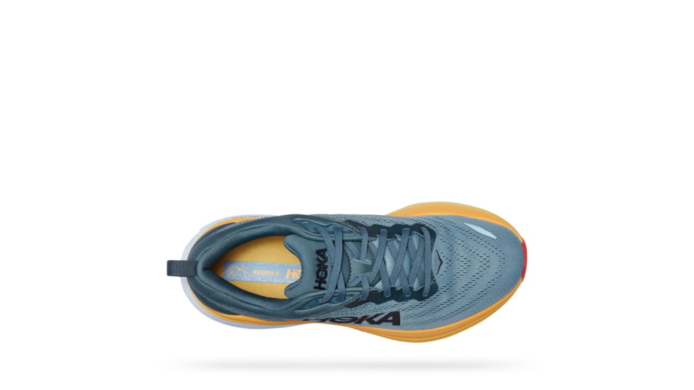 Hoka Bondi 8 Wide Running Shoes - Mens, Goblin Blue / Mountain Spring, 13EE, 1127953-GBMS-13EE