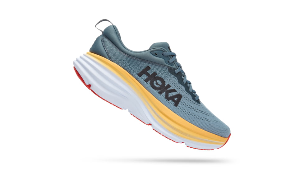 Hoka Bondi 8 Wide Running Shoes - Mens, Goblin Blue / Mountain Spring, 13EE, 1127953-GBMS-13EE
