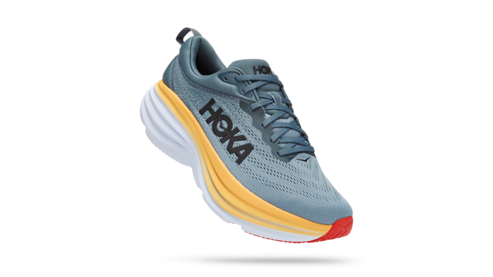 Hoka Bondi 8 Wide Running Shoes - Mens, Goblin Blue / Mountain Spring, 13EE, 1127953-GBMS-13EE