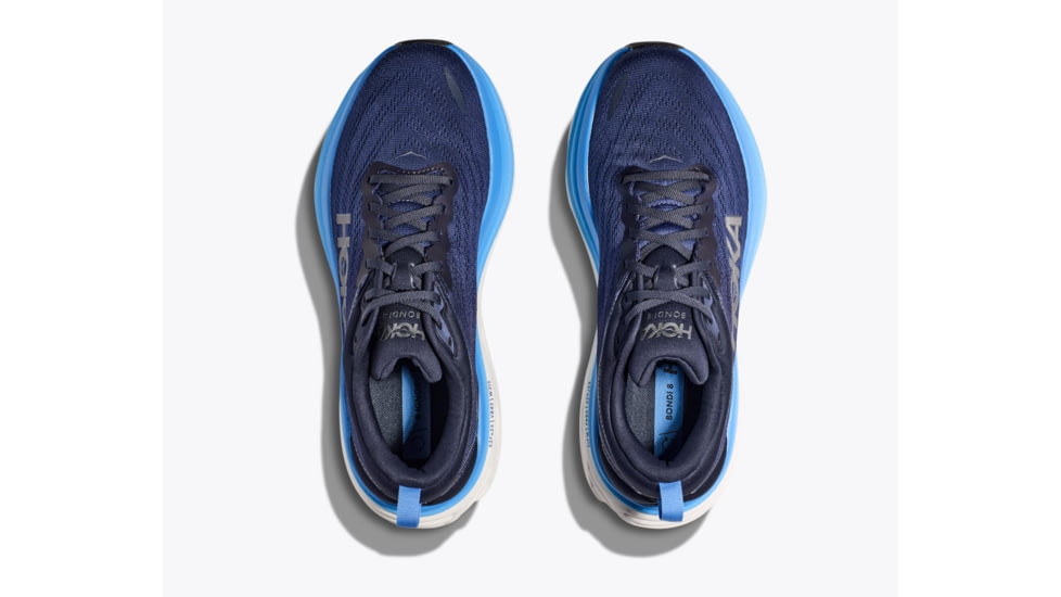 Hoka Bondi 8 Wide Running Shoes - Mens, Outer Space/All Aboard, 7.5EE, 1127953-OSAA-07.5EE
