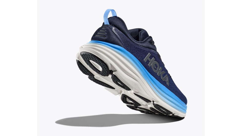 Hoka Bondi 8 Wide Running Shoes - Mens, Outer Space/All Aboard, 7.5EE, 1127953-OSAA-07.5EE