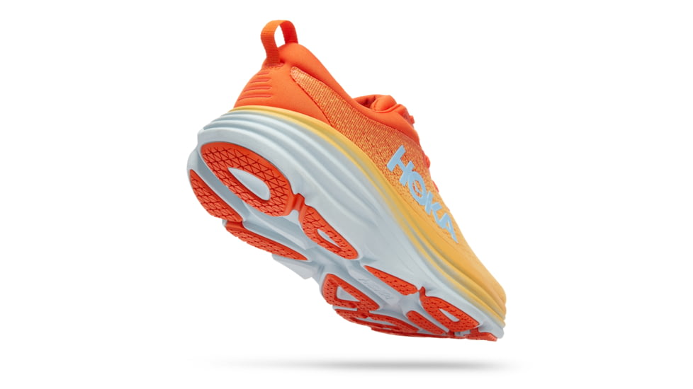 Hoka Bondi 8 Wide Running Shoes - Mens, PuffinS Bill / Amber Yellow, 11EE, 1127953-PBAY-11EE