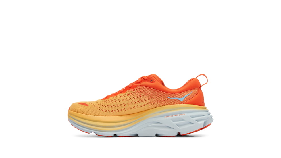 Hoka Bondi 8 Wide Running Shoes - Mens, PuffinS Bill / Amber Yellow, 11EE, 1127953-PBAY-11EE