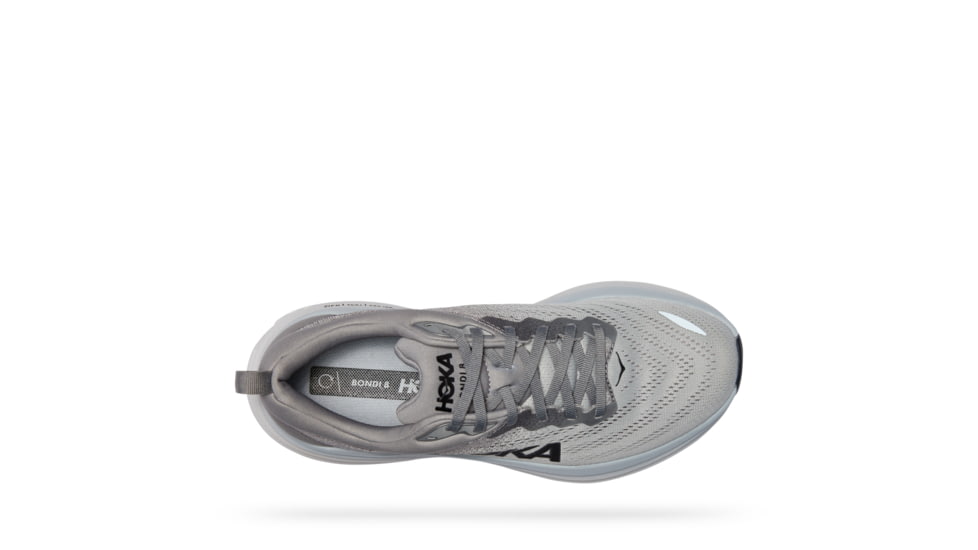 Hoka Bondi 8 X-Wide Running Shoes - Mens, Sharkskin / Harbor Mist, 11EEEE, 1127955-SHMS-11EEEE