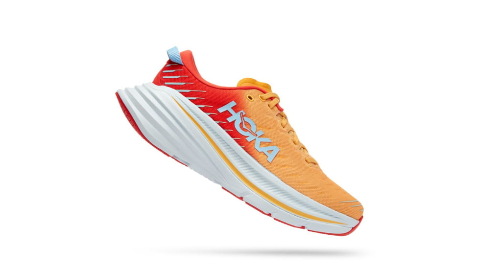 Hoka Bondi X Running Shoes - Mens, Fiesta / Amber Yellow, 07.5D, 1113512-FAYW-07.5D
