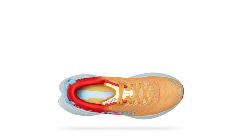 Hoka Bondi X Running Shoes - Mens, Fiesta / Amber Yellow, 07.5D, 1113512-FAYW-07.5D