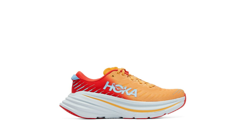 Hoka Bondi X Running Shoes - Mens, Fiesta / Amber Yellow, 11.5D, 1113512-FAYW-11.5D