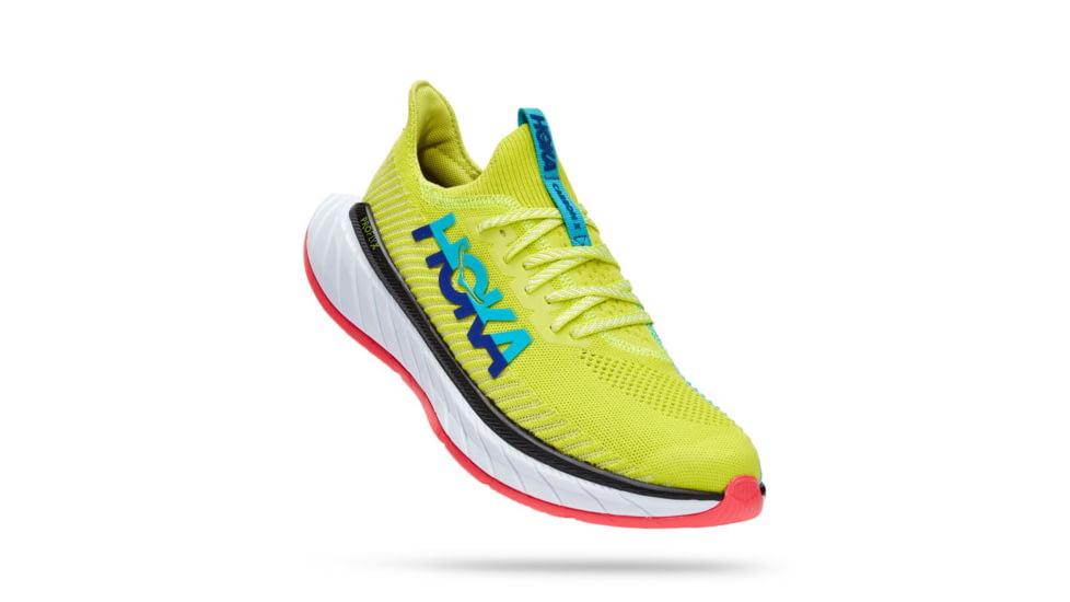 Hoka Carbon X 3 Running Shoes - Mens, Evening Primrose / Scuba Blue, 08D, 1123192-EPSB-08D