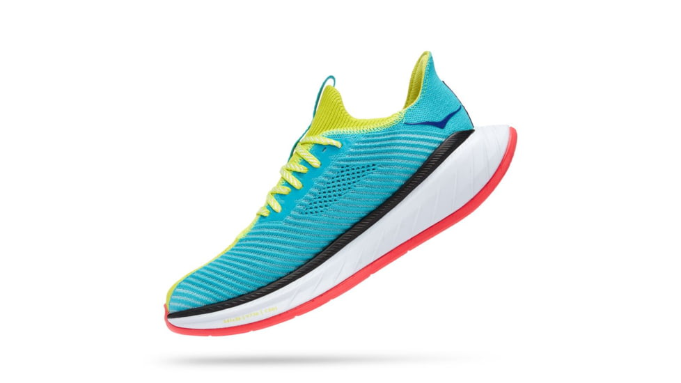 Hoka Carbon X 3 Running Shoes - Mens, Evening Primrose / Scuba Blue, 08D, 1123192-EPSB-08D