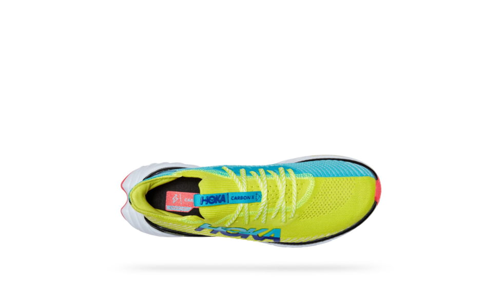Hoka Carbon X 3 Running Shoes - Mens, Evening Primrose / Scuba Blue, 08D, 1123192-EPSB-08D