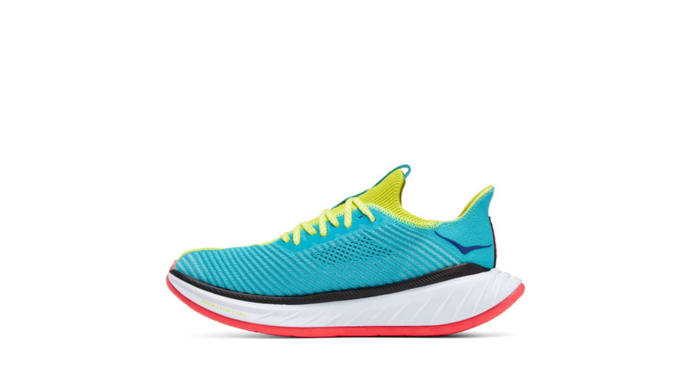 Hoka Carbon X 3 Running Shoes - Mens, Evening Primrose / Scuba Blue, 08D, 1123192-EPSB-08D