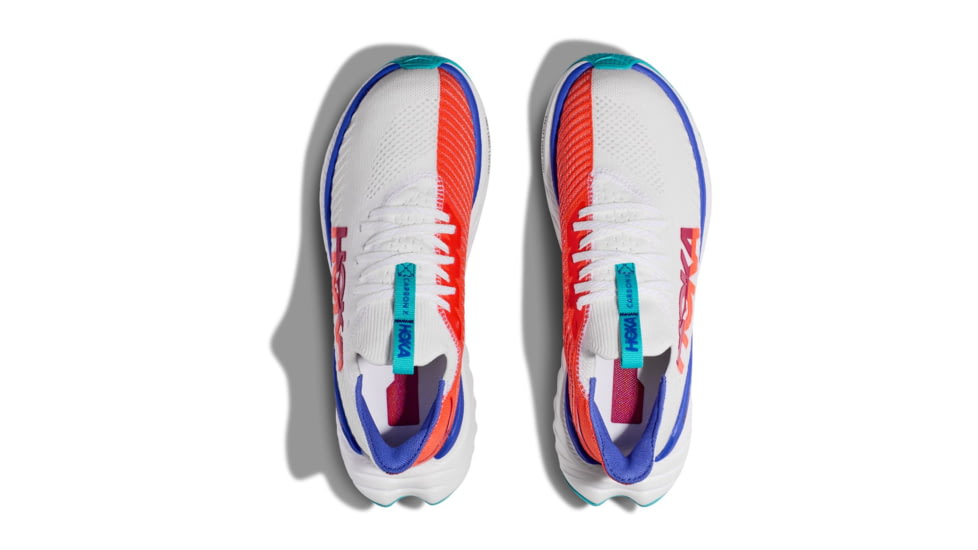 Hoka Carbon X 3 Running Shoes - Mens, White/Flame, 9D, 1123192-WFM-09D