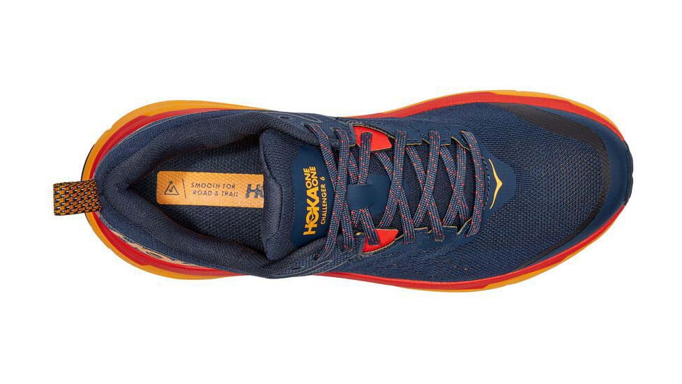 Hoka Challenger ATR 6 Trail Running Shoes - Mens, Outer Space/Radiant Yellow, 9, 1106513-OSRY-09EE