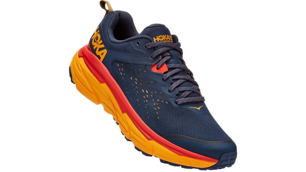 Hoka Challenger ATR 6 Trail Running Shoes - Mens, Outer Space/Radiant Yellow, 9, 1106513-OSRY-09EE