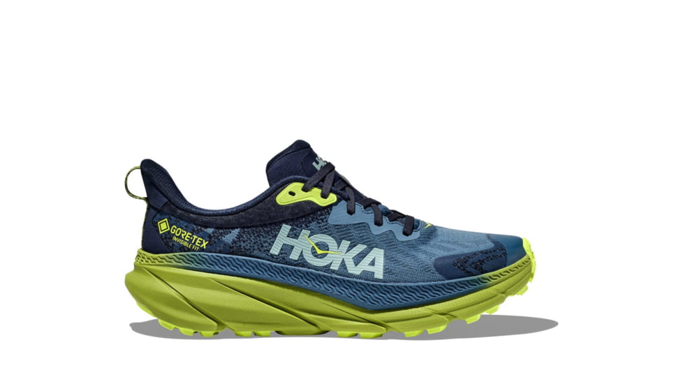 Hoka Challenger ATR 7 GTX Trailrunning Shoes - Mens, Outer Space/Dark Citron, 11.5D, 1134501-OSDC-11.5D