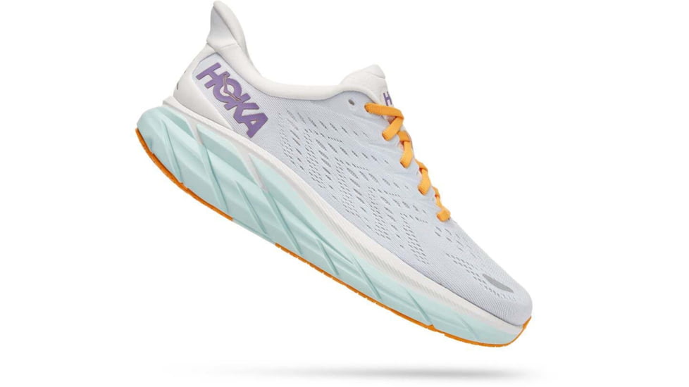 Hoka Clifton 8 Road Running Shoes - Womens, Blanc De Blanc / White, 5D, 1121375-BDBW-05D