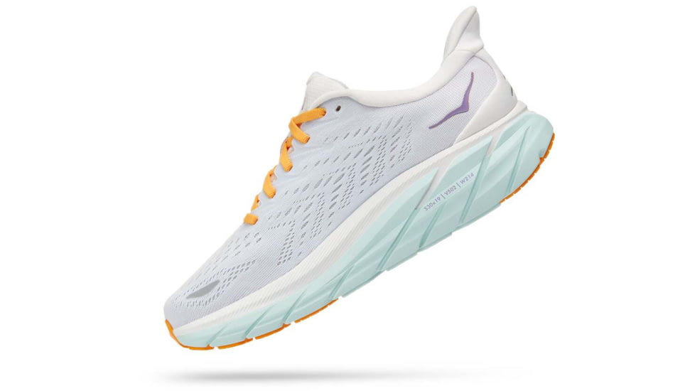 Hoka Clifton 8 Road Running Shoes - Womens, Blanc De Blanc / White, 5D, 1121375-BDBW-05D