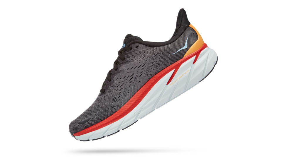 Hoka Clifton 8 Running Shoes - Mens, Anthracite / Castlerock, 07D, 1119393-ACTL-07D
