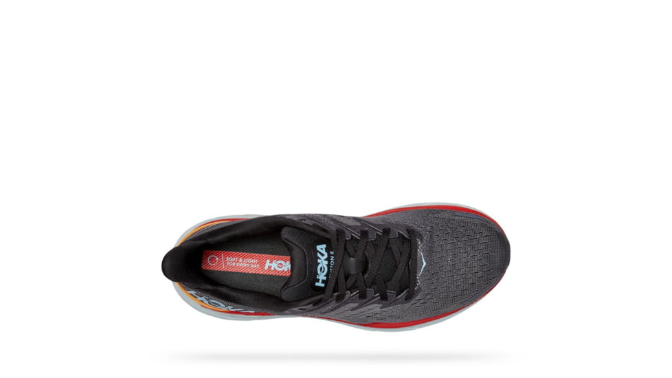 Hoka Clifton 8 Running Shoes - Mens, Anthracite / Castlerock, 07D, 1119393-ACTL-07D