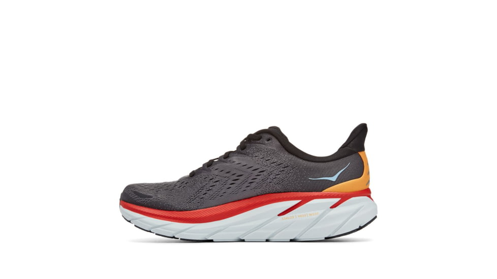 Hoka Clifton 8 Running Shoes - Mens, Anthracite / Castlerock, 07D, 1119393-ACTL-07D
