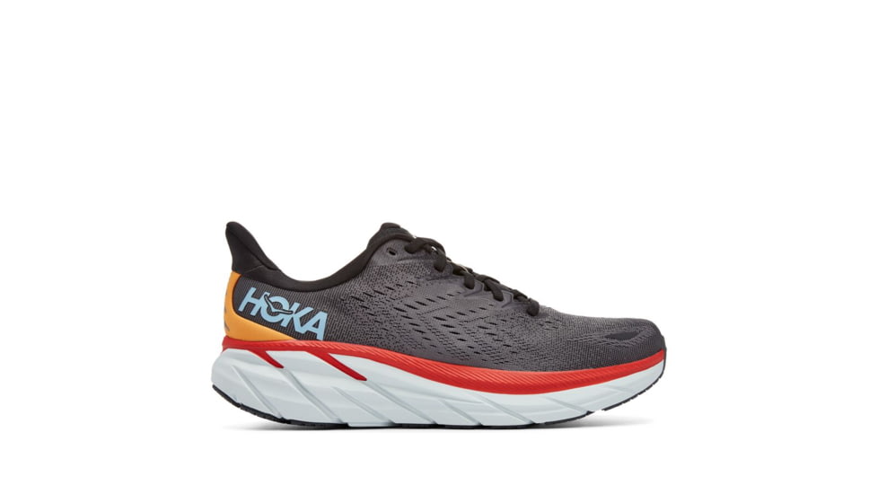 Hoka Clifton 8 Running Shoes - Mens, Anthracite / Castlerock, 07D, 1119393-ACTL-07D