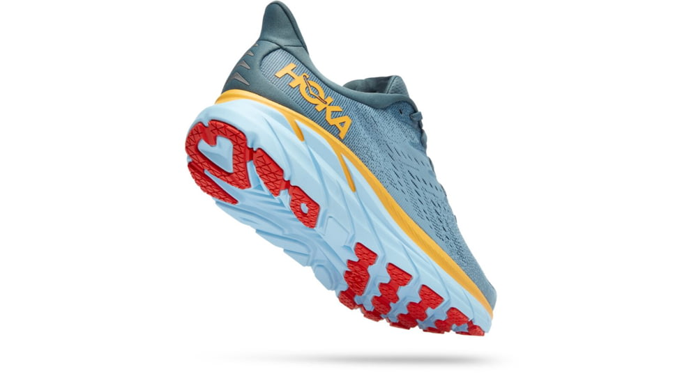 Hoka Clifton 8 Running Shoes - Mens, Goblin Blue / Mountain Spring, 07.5D, 1119393-GBMS-07.5D