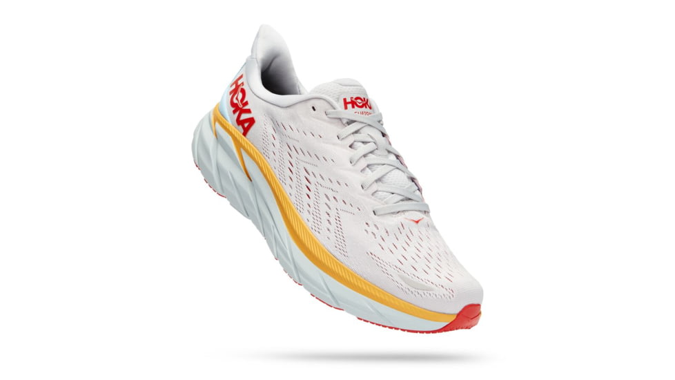 Hoka Clifton 8 Running Shoes - Mens, Nimbus Cloud / Blanc De Blanc, 09D, 1119393-NCBDB-09D