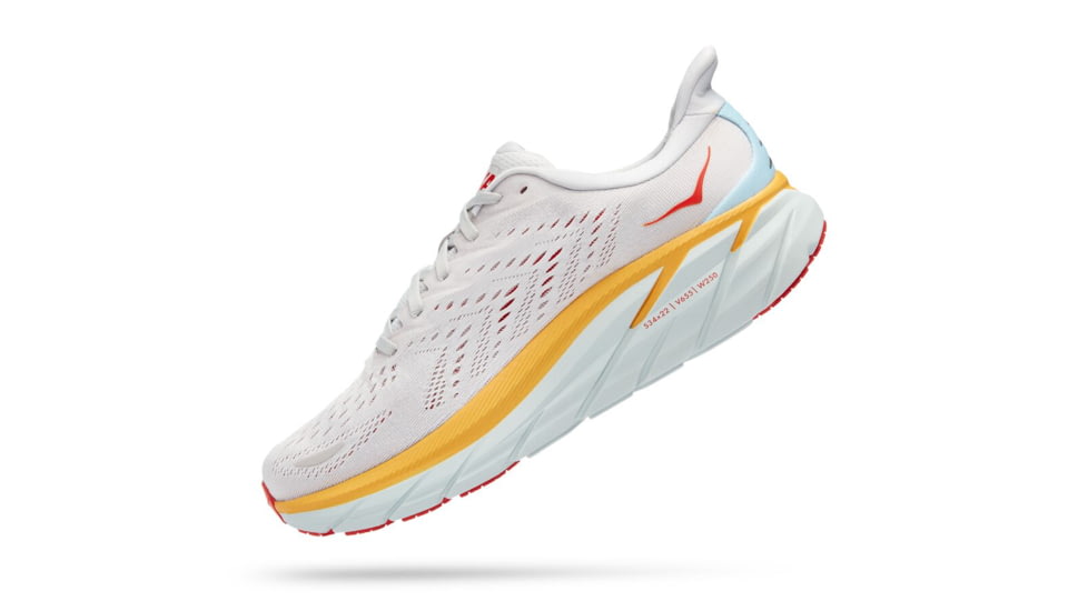 Hoka Clifton 8 Running Shoes - Mens, Nimbus Cloud / Blanc De Blanc, 09D, 1119393-NCBDB-09D