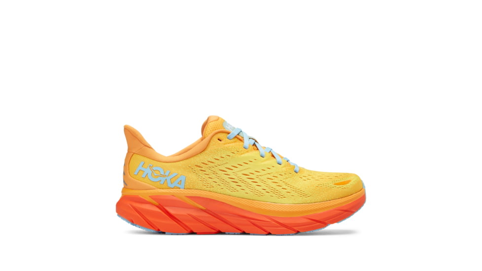 Hoka Clifton 8 Running Shoes - Mens, Radiant Yellow / Maize, 09.5D, 1119393-RYMZ-09.5D