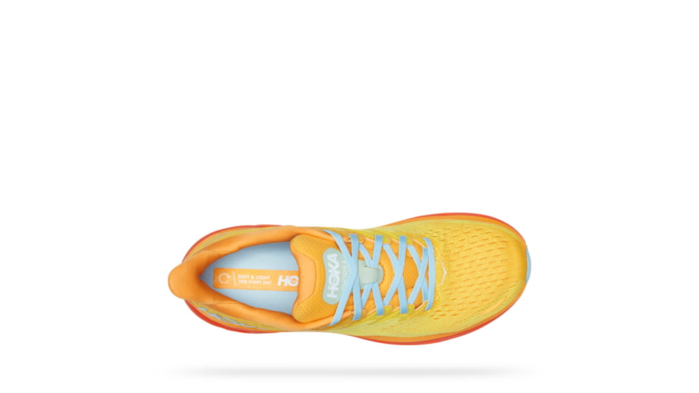 Hoka Clifton 8 Running Shoes - Mens, Radiant Yellow / Maize, 09.5D, 1119393-RYMZ-09.5D