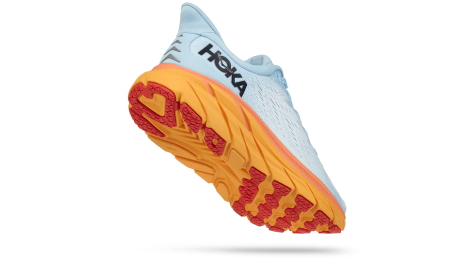 Hoka Clifton 8 Wide Road Running - Womens, Summer Song / Ice Flow, 05D, 1121375-SSIF-05D