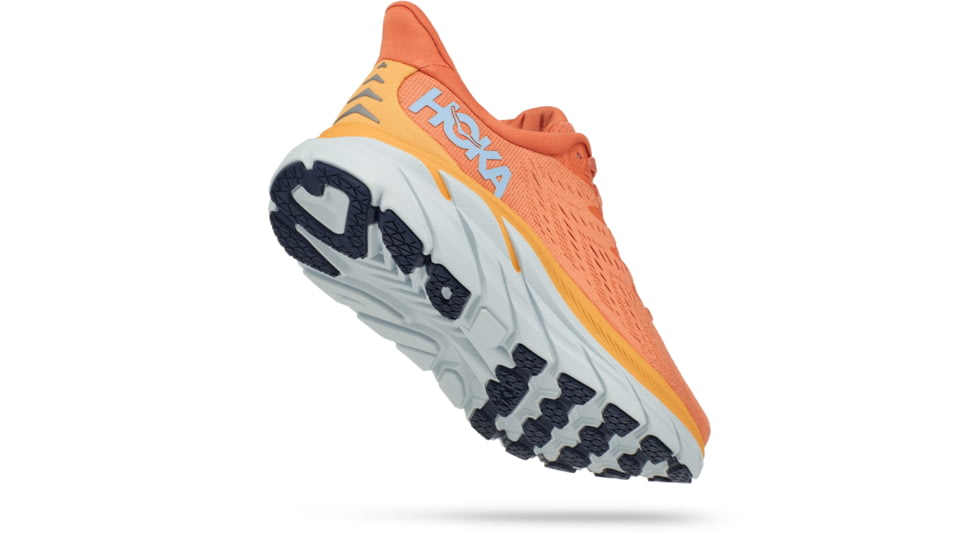Hoka Clifton 8 Wide Road Running - Womens, Sun Baked / Shell Coral, 06.5D, 1121375-SBSCR-06.5D