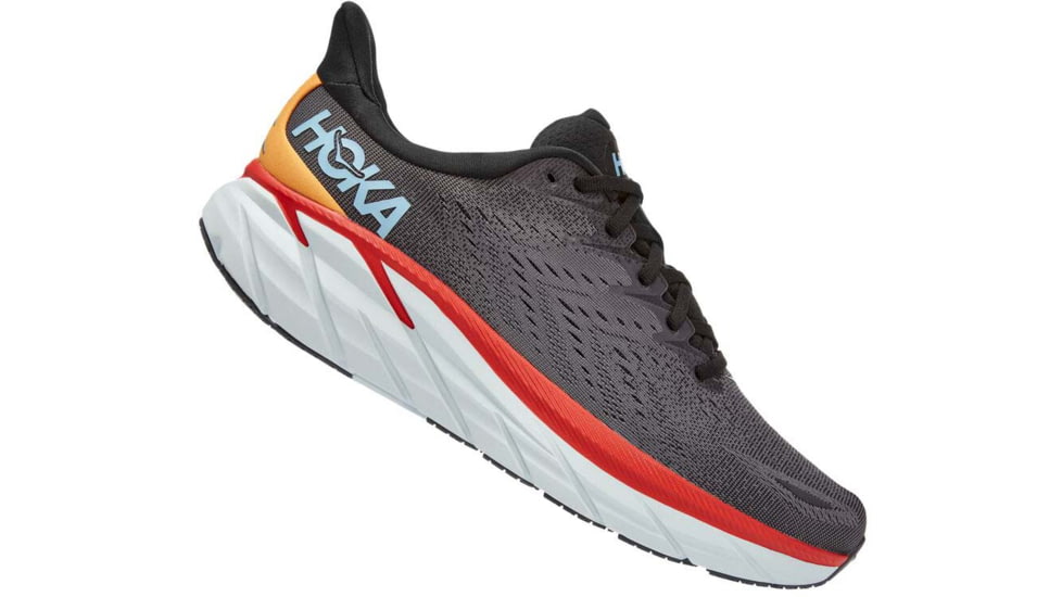 Hoka Clifton 8 Wide Running Shoes - Mens, Anthracite / Castlerock, 14EE, 1121374-ACTL-14EE