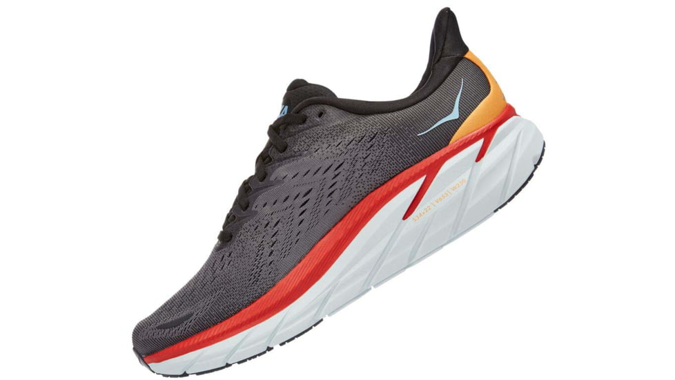 Hoka Clifton 8 Wide Running Shoes - Mens, Anthracite / Castlerock, 14EE, 1121374-ACTL-14EE