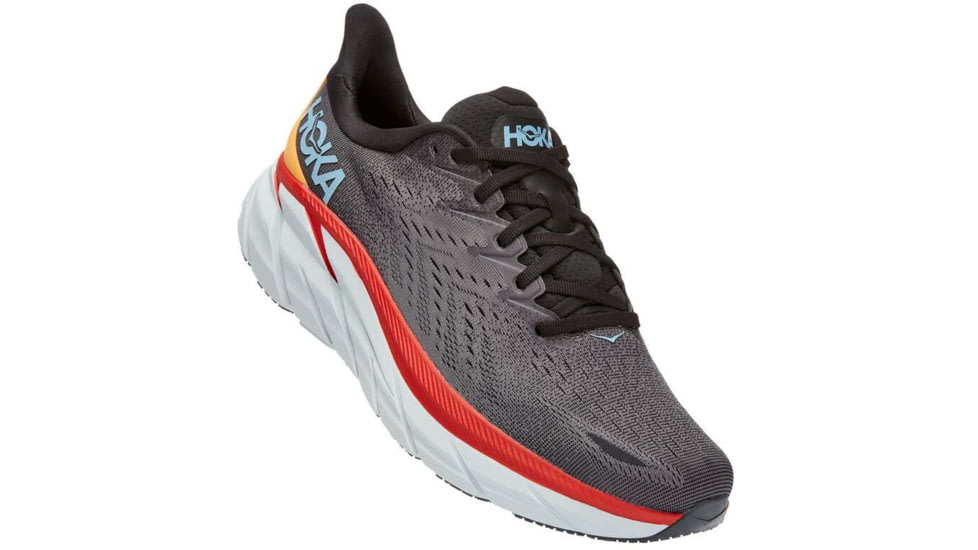 Hoka Clifton 8 Wide Running Shoes - Mens, Anthracite / Castlerock, 14EE, 1121374-ACTL-14EE
