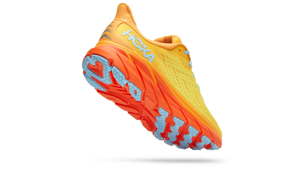 Hoka Clifton 8 Wide Running Shoes - Mens, Radiant Yellow / Maize, 14EE, 1121374-RYMZ-14EE