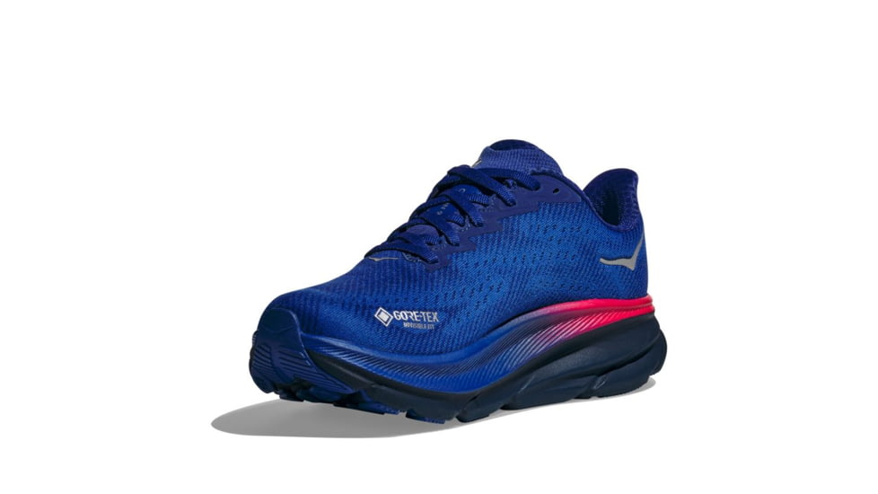 Hoka Clifton 9 GTX Road Running Shoes - Womens, Dazzling Blue/Evening Sky, 10B, 1141490-DBES-10B