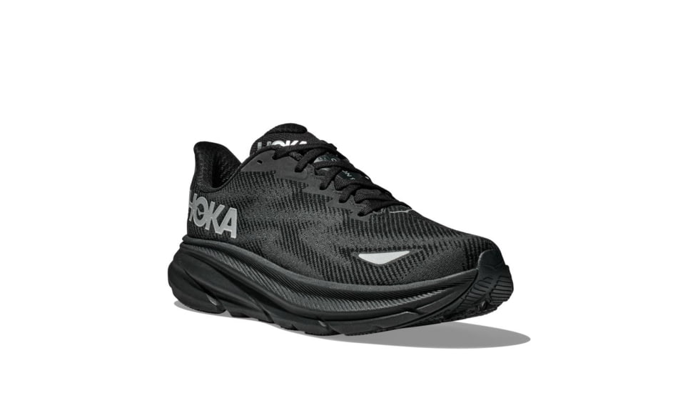 Hoka Clifton 9 GTX Running Shoes - Mens, Black/Black, 10.5D, 1141470-BBLC-10.5D