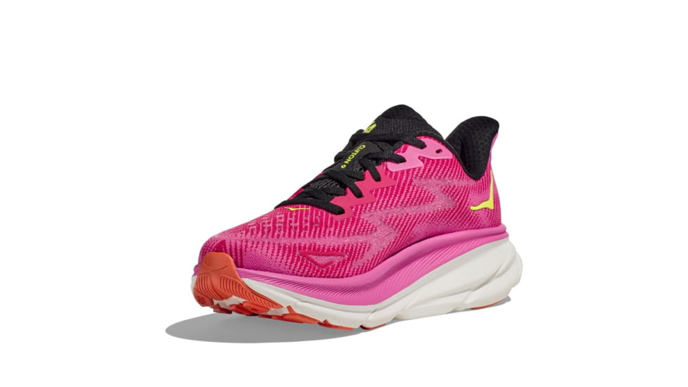 Hoka Clifton 9 Road Running Shoes - Womens 9-12 US, Raspberry/Strawberry, 10.5B, 1127896-RSRW-10.5B