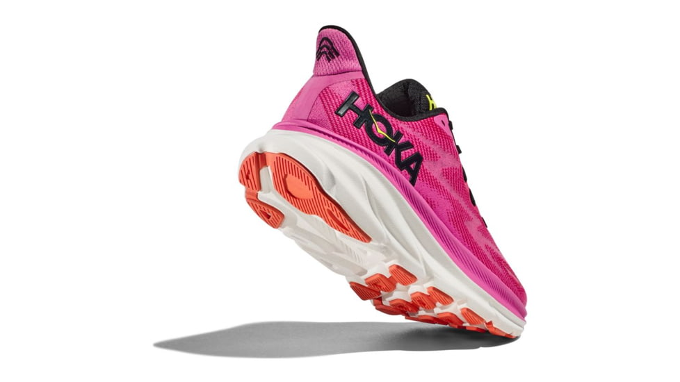 Hoka Clifton 9 Road Running Shoes - Womens 9-12 US, Raspberry/Strawberry, 10.5B, 1127896-RSRW-10.5B