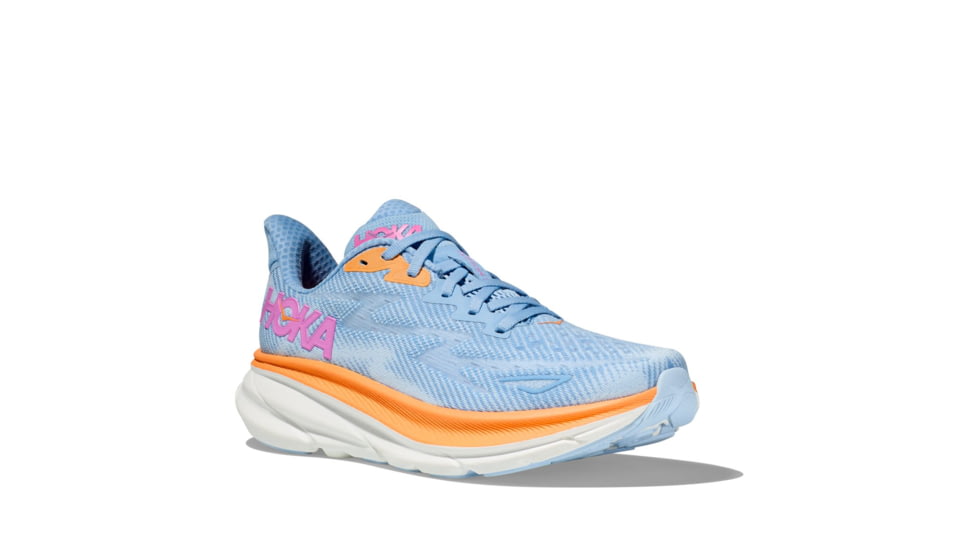 Hoka Clifton 9 Road Running Shoes - Womens, Airy Blue/Ice Water, 10.5B, 1127896-ABIW-10.5B