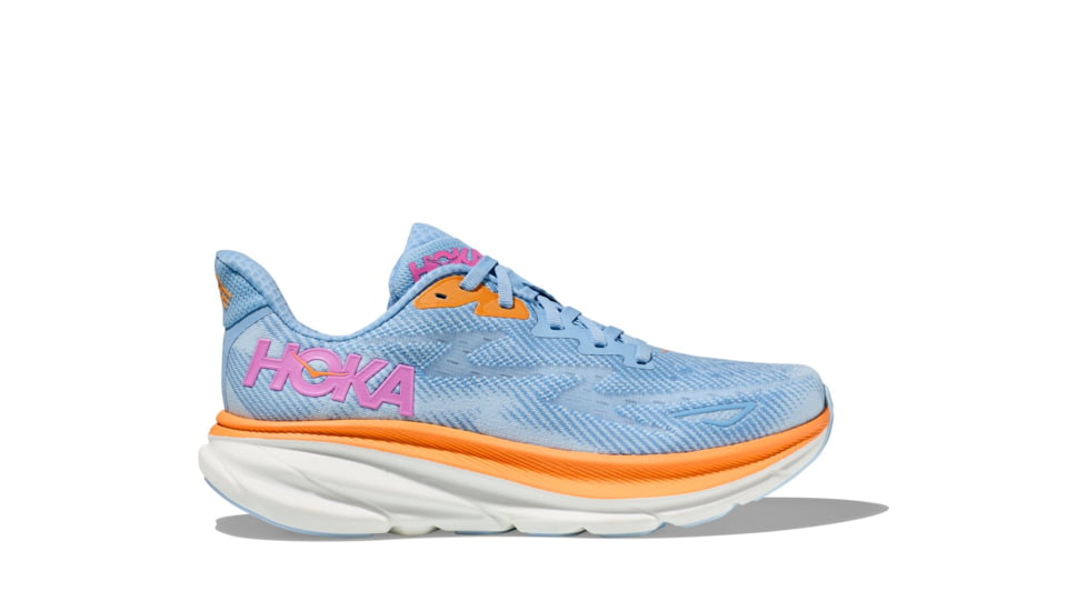 Hoka Clifton 9 Road Running Shoes - Womens, Airy Blue/Ice Water, 7B, 1127896-ABIW-07B